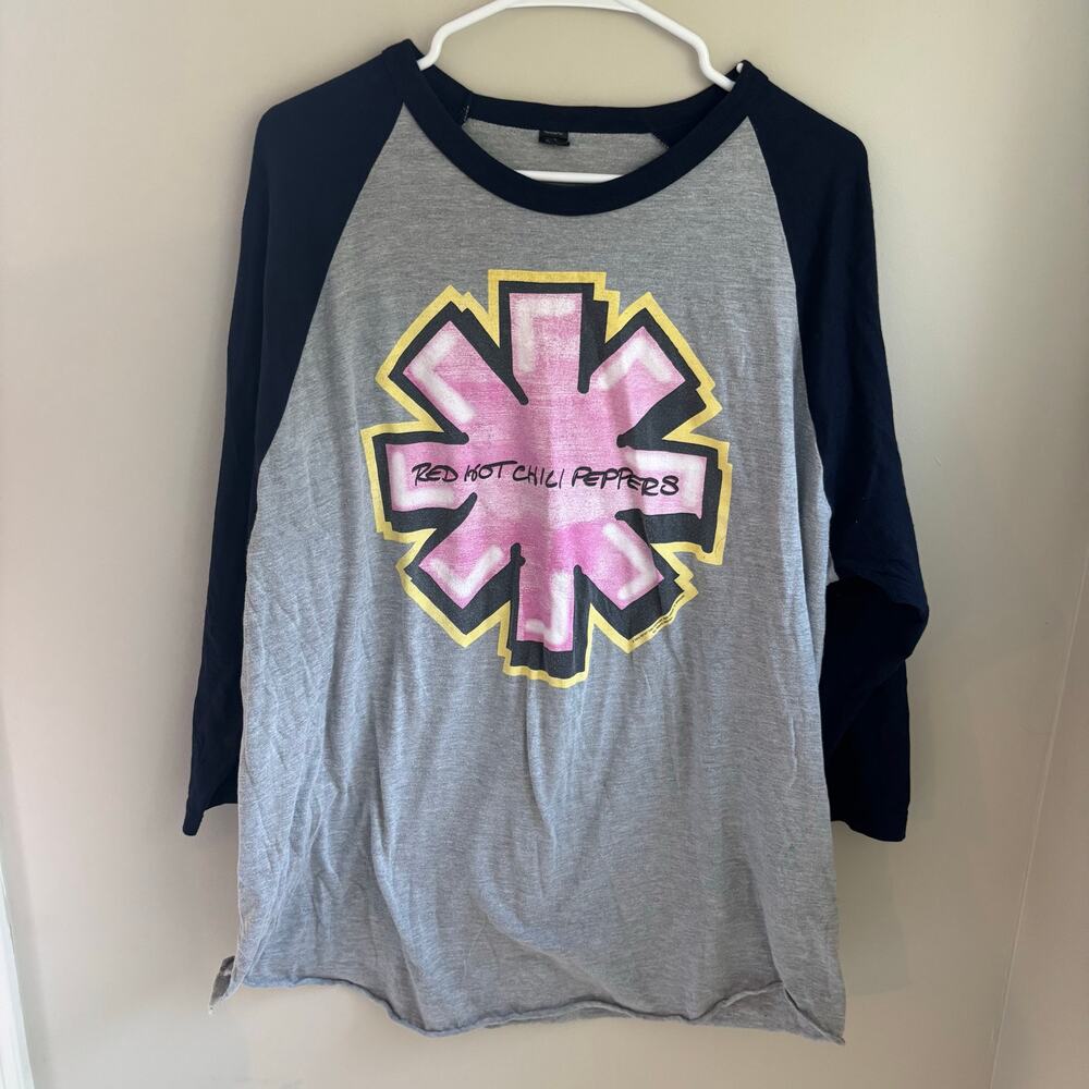 Red Hot Chilli Peppers The Getaway Tour Baseball Raglan Long Sleeve T-Shirt XL